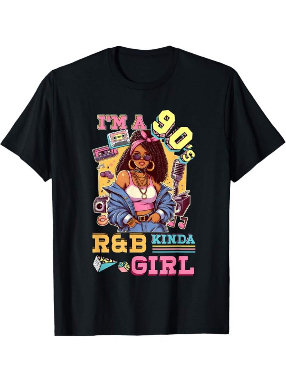 Vintage 90s Hip Hop Soul Music Tees for Women | Retro RNB Graphic T-Shirts
